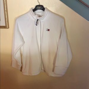 NWT White fleece Tommy Hilfiger
